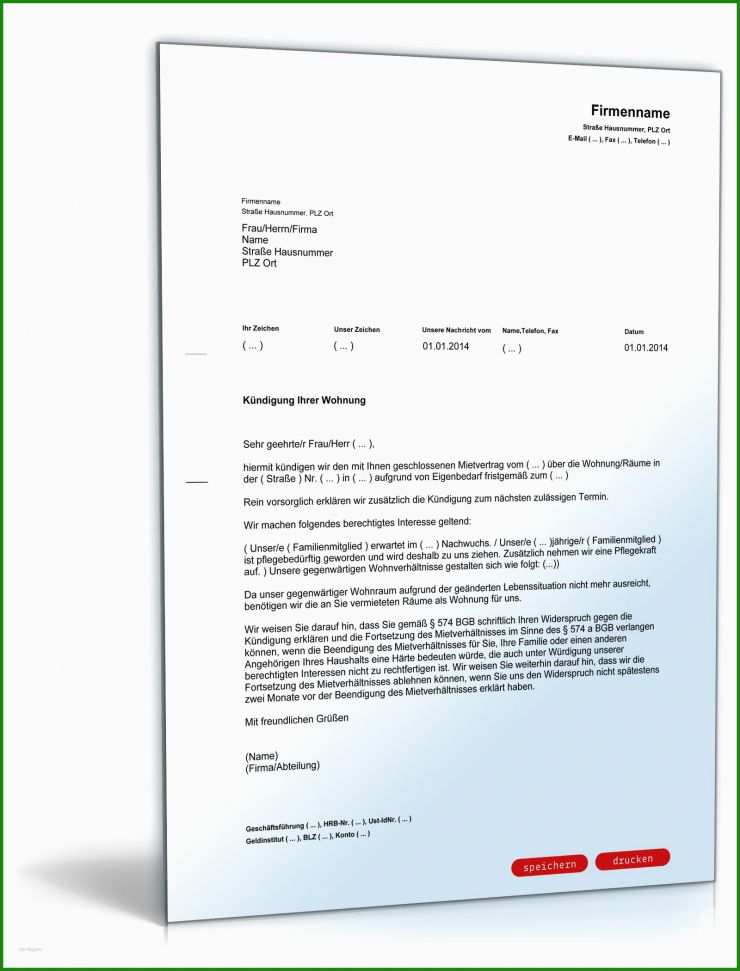 Mietvertrag Kündigen Mit Nachmieter Muster