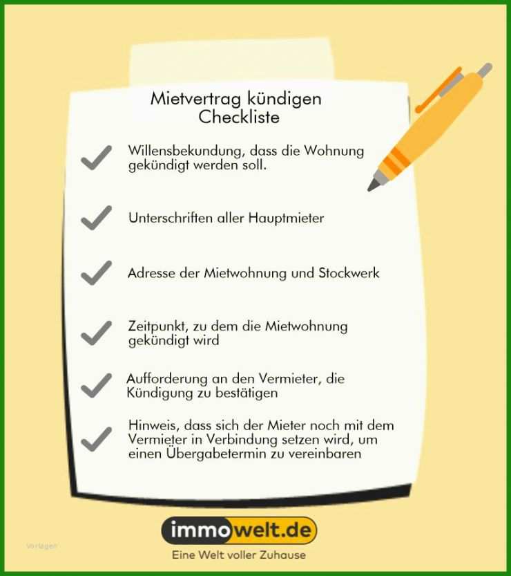 Mietvertrag Kundigen Schreiben