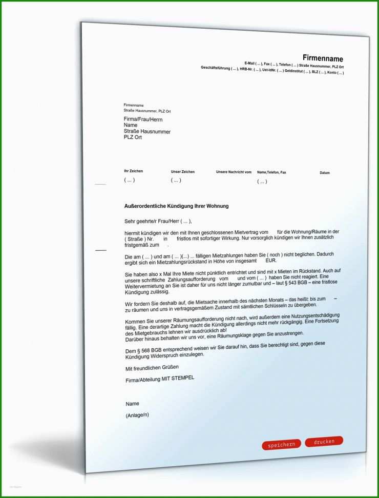 Mietvertrag Kündigen Wegen Beleidigung