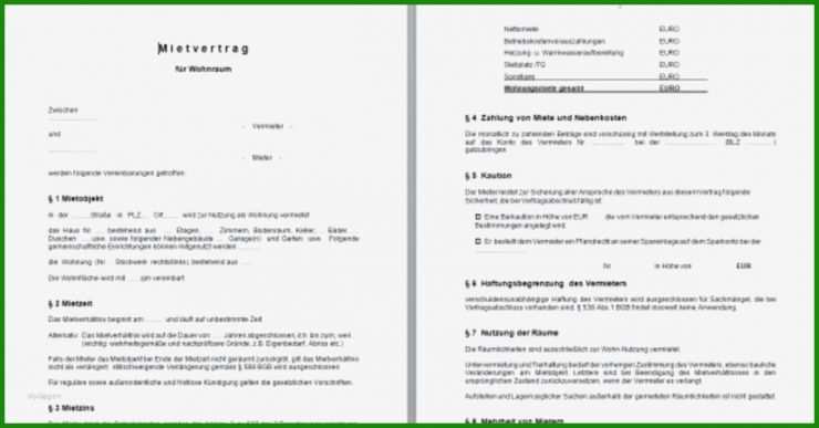 Mietvertrag Photovoltaikanlage Muster