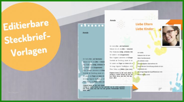 Mitarbeiter Steckbrief Vorlage