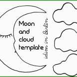 Mond Vorlage Basteln