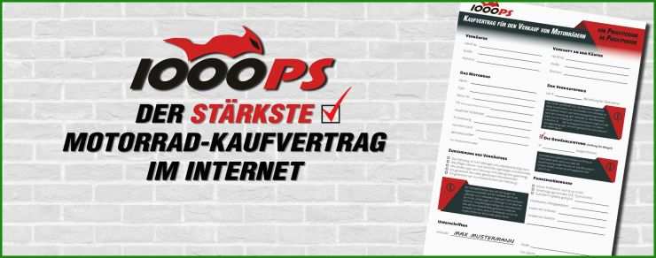 Motorrad Kaufvertrag Vorlage