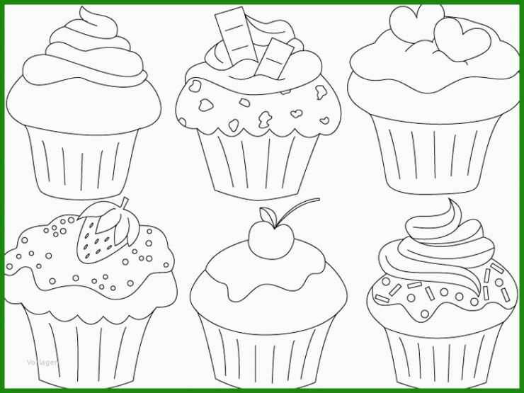 Muffin Basteln Vorlage