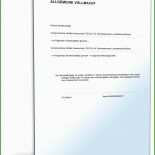 Muster Allgemeine Vollmacht
