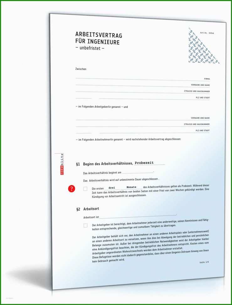 Muster Arbeitsvertrag § 11 Aüg