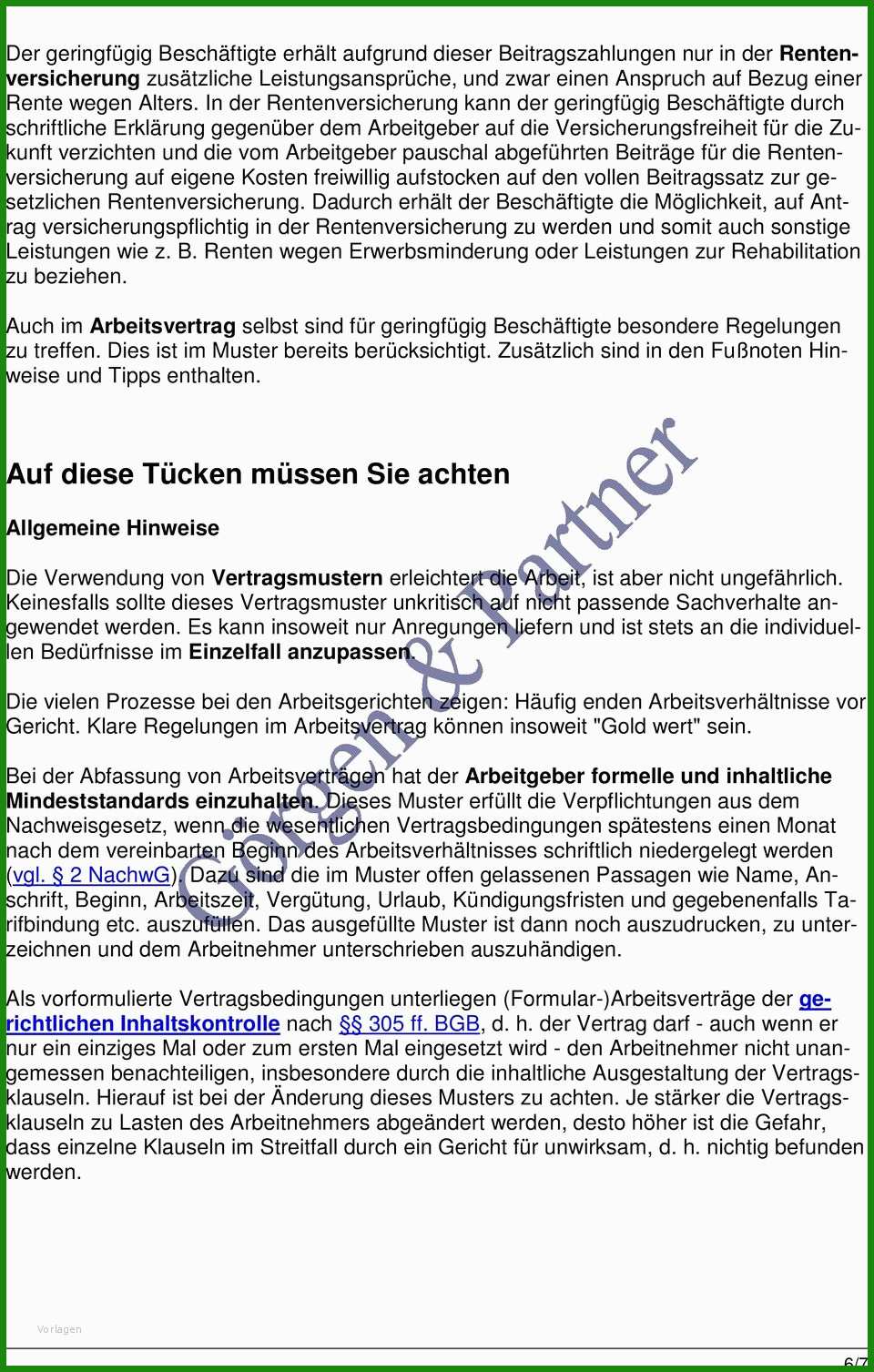 Kürzliche Posts 7 Muster Arbeitsvertrag Nebenverdienst