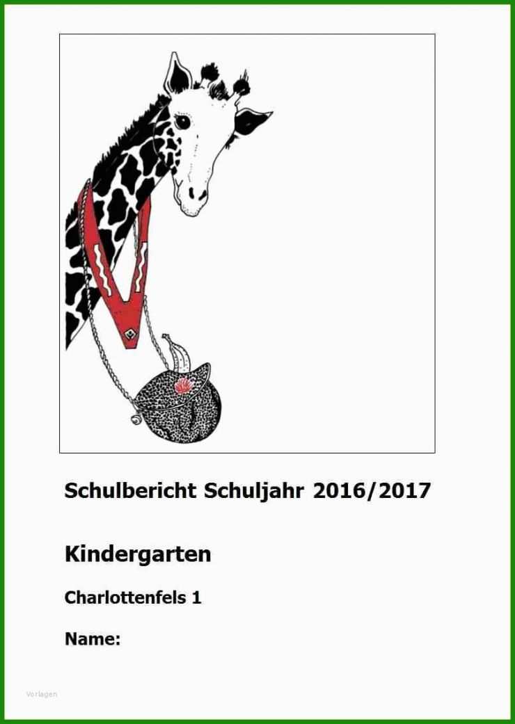 Muster Brief Kindergarten