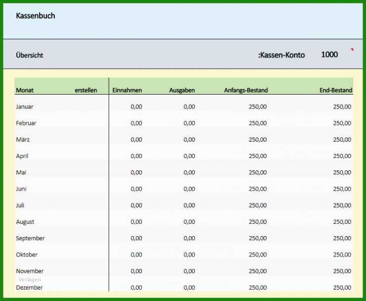 Muster Einnahmen überschuss Rechnung Excel