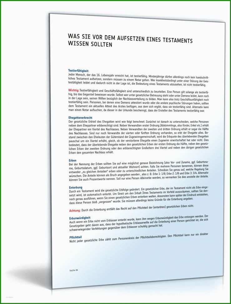 Muster Für Berliner Testament