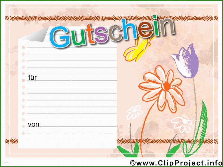 Muster Gutschein Kostenlos Ausdrucken