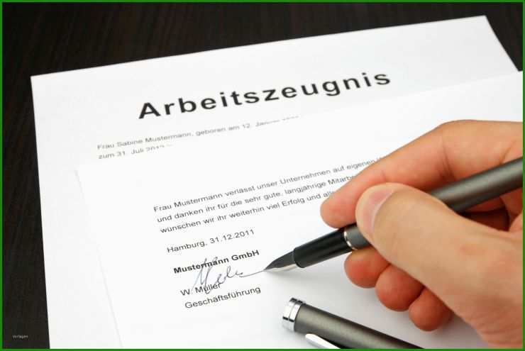 Muster Kündigung Arbeitszeugnis