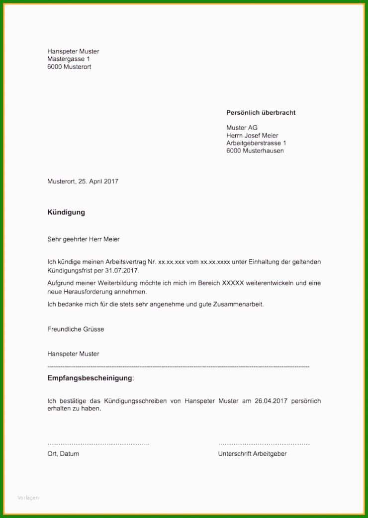 Muster Kündigung Pachtvertrag Landwirtschaft