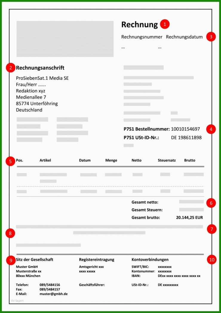 Muster Rechnung 13b Ustg