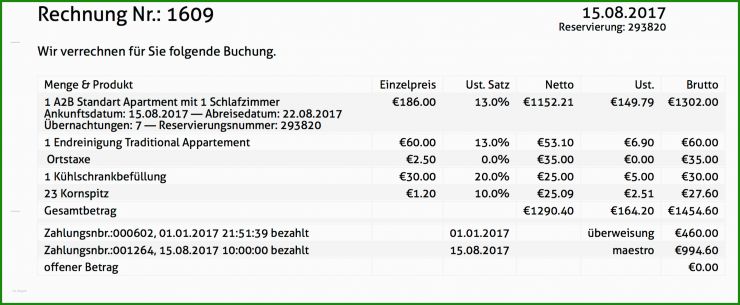 Muster Rechnung Bereits Bezahlt 7 Muster Rechnung Bereits Bezahlt