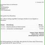 Muster Rechnung Englisch