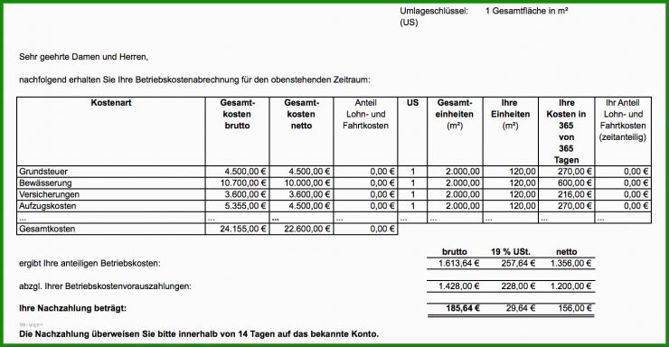 Muster Rechnung Mit Umsatzsteuer