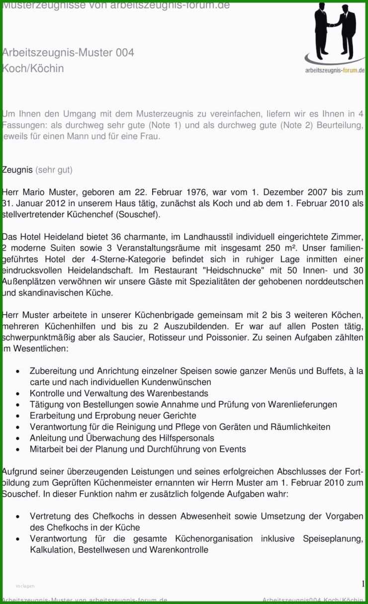 Muster Schlechtes Arbeitszeugnis Pdf