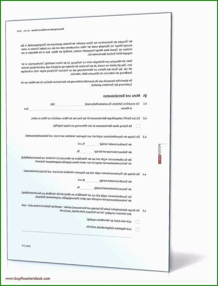 Muster Untermietvertrag Wg
