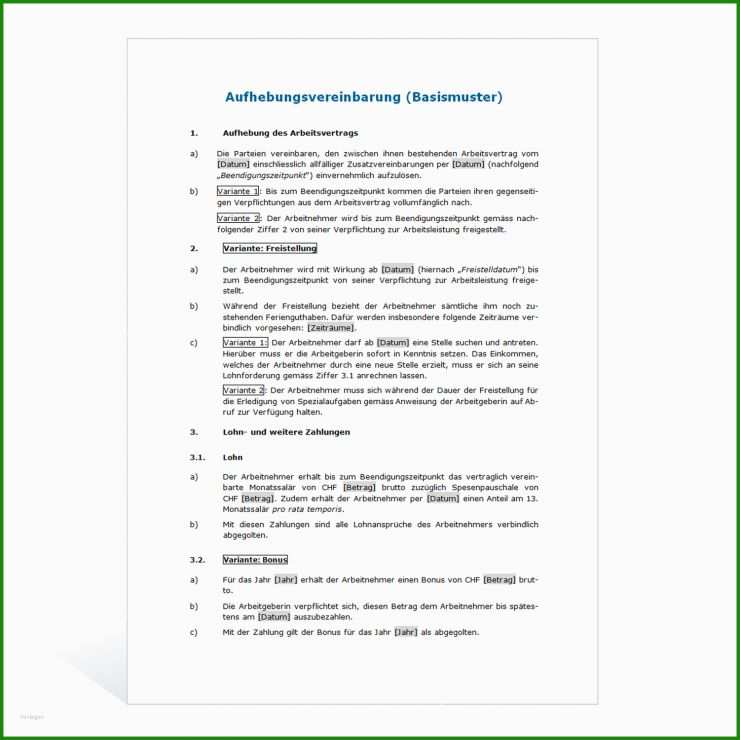 Muster Zusatzvereinbarung Arbeitsvertrag 6 Muster Zusatzvereinbarung Arbeitsvertrag