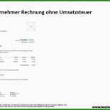 Nebengewerbe Rechnung Muster