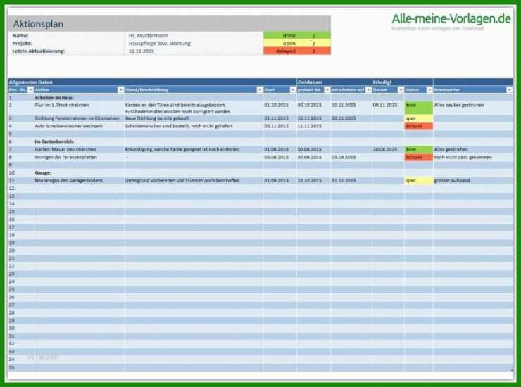 Office Vorlage to Do Liste