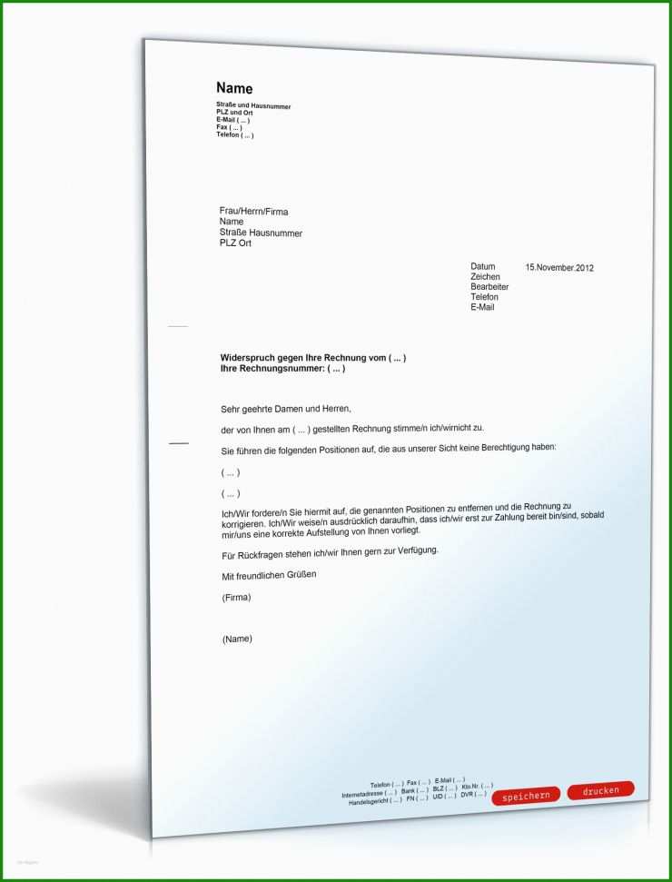 Office Vorlagen Rechnung