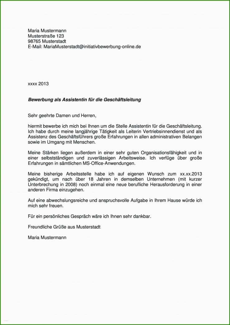 Official Brief Muster