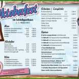 Oktoberfest Menükarte Vorlage