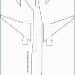 Papierflugzeug Basteln Vorlage