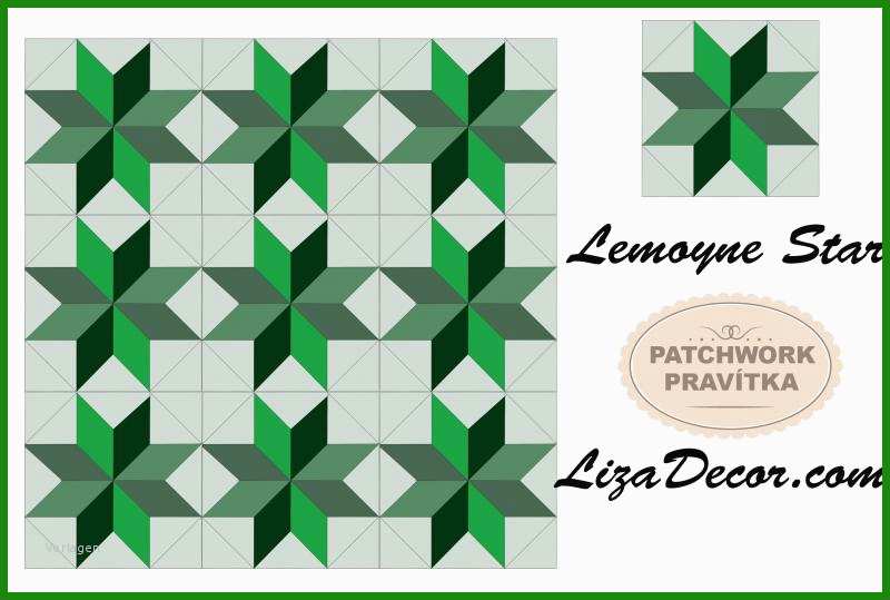 Patchwork Muster Stern