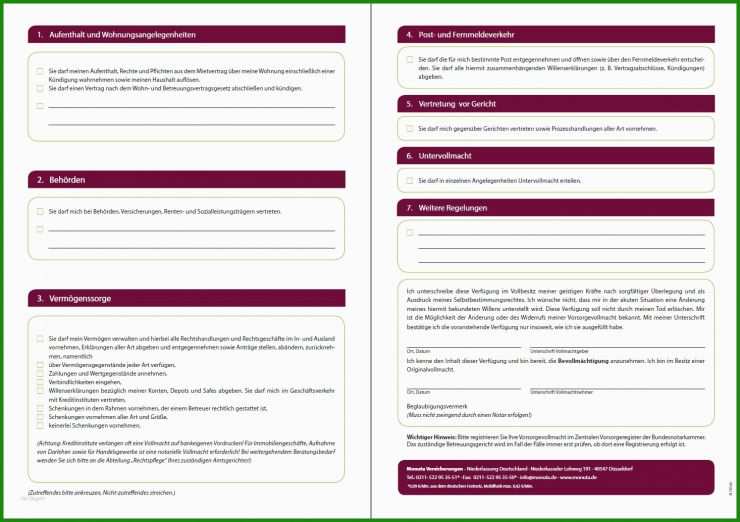 Patientenverfügung Kostenlos formular Muster