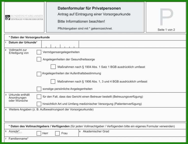 Patientenverfügung Muster Bundesjustizministerium