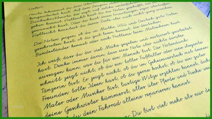 Persönlicher Brief Vorlage Grundschule