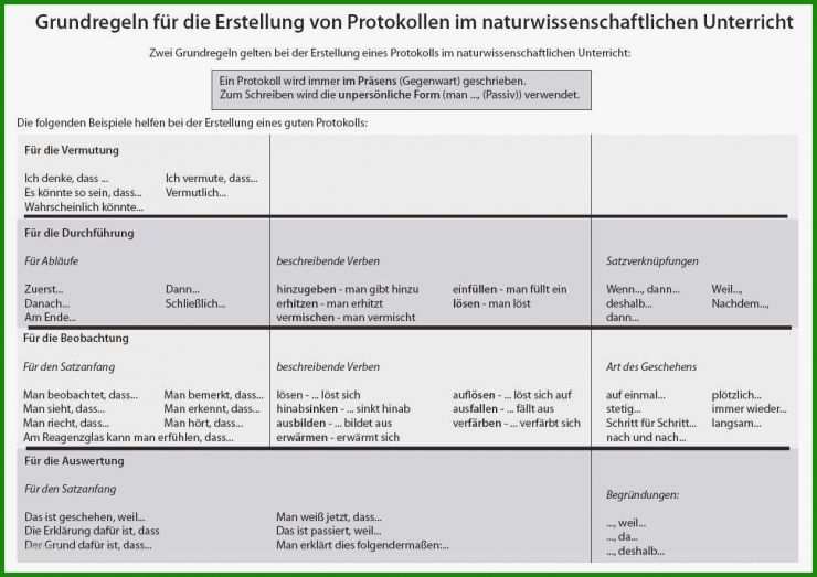 Physik Protokoll Vorlage