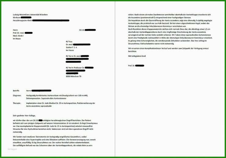 Physiotherapie Bericht Muster