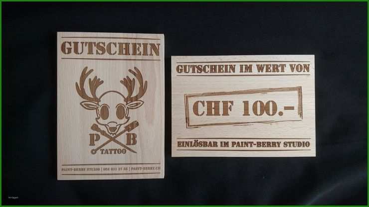 Piercing Gutschein Vorlage