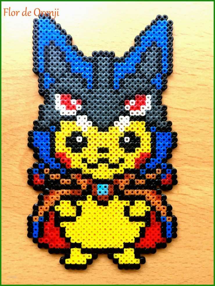 Pikachu Bügelperlen Vorlage