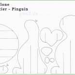 Pinguin Basteln Papier Vorlage