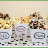 Popcorn Schachtel Basteln Vorlage