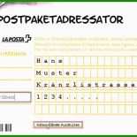 Post Paket Etiketten Vorlagen