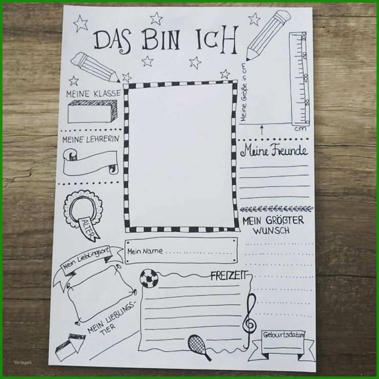 Powerpoint Vorlage Steckbrief