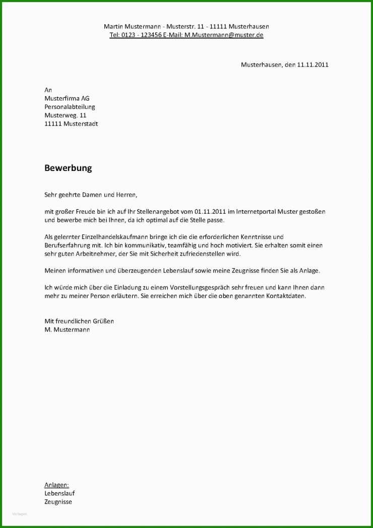 Praktikum Bewerbung Anschreiben Muster