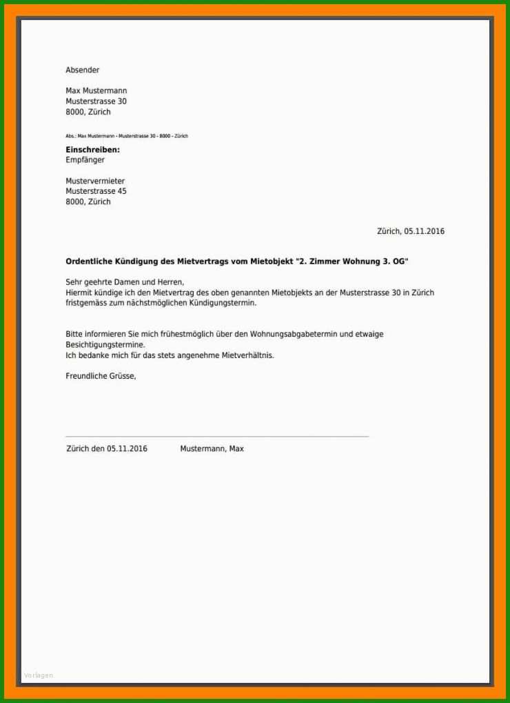 Praktikum Kündigen Vorlage