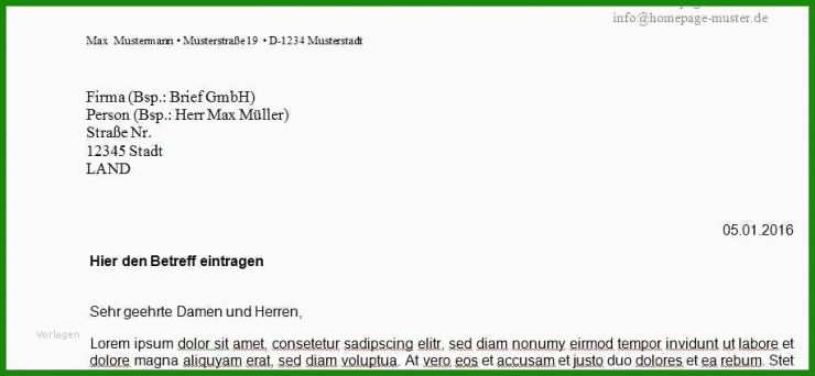 Privat Brief Vorlage 5 Privat Brief Vorlage