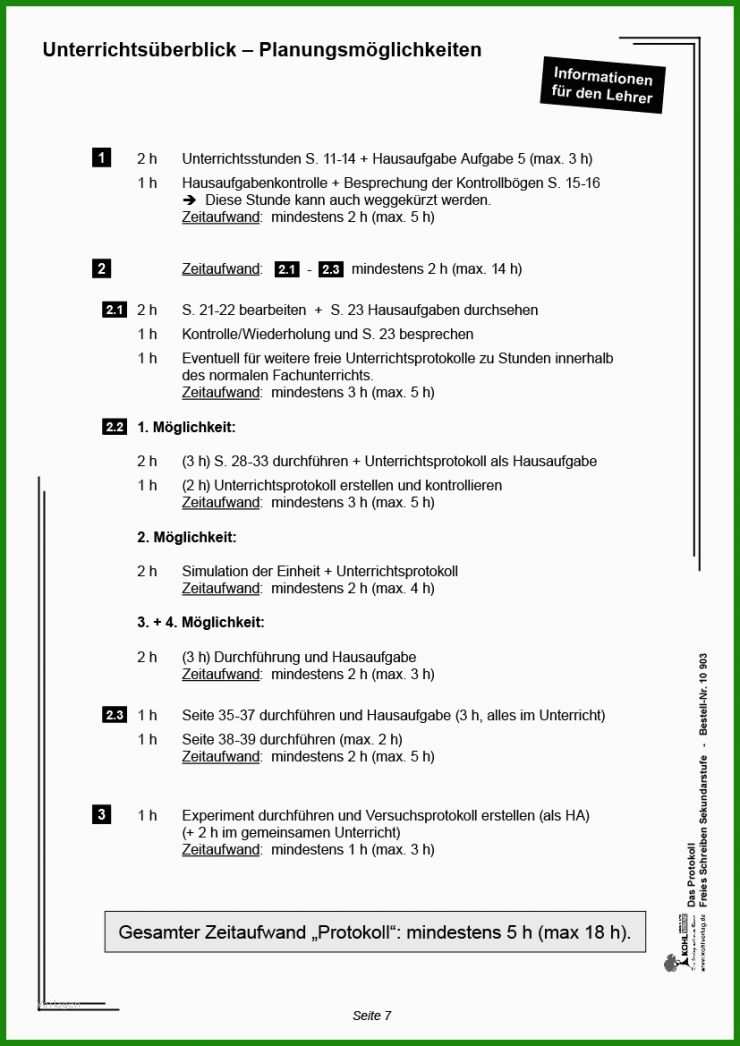 Protokoll Schreiben Muster