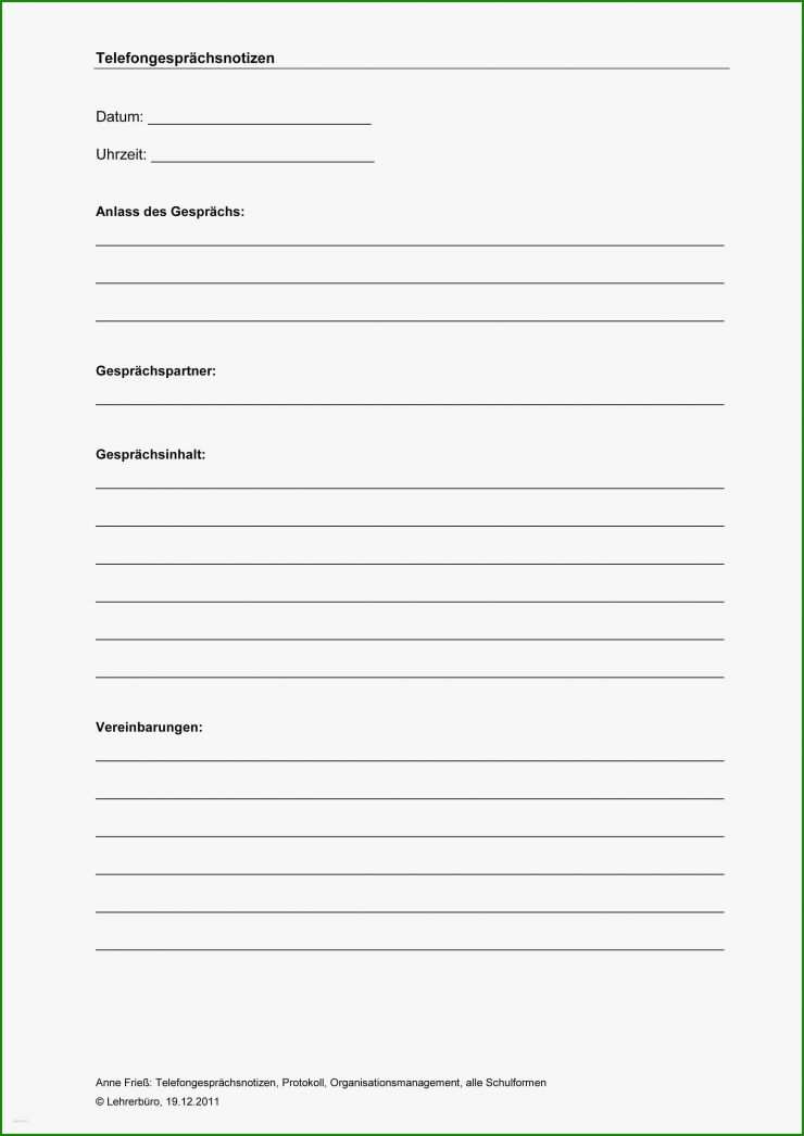 Protokoll Schreiben Muster Kostenlos