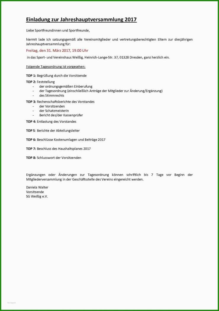 Protokoll Vorstandssitzung Vorlage