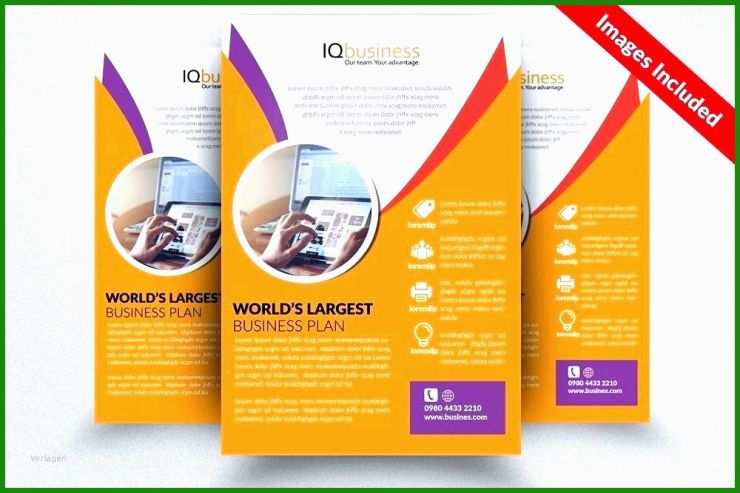 Publisher Vorlage Flyer 3-spaltig