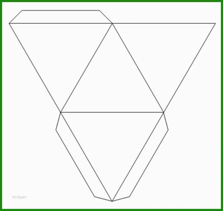 Pyramide Basteln Vorlage Pdf